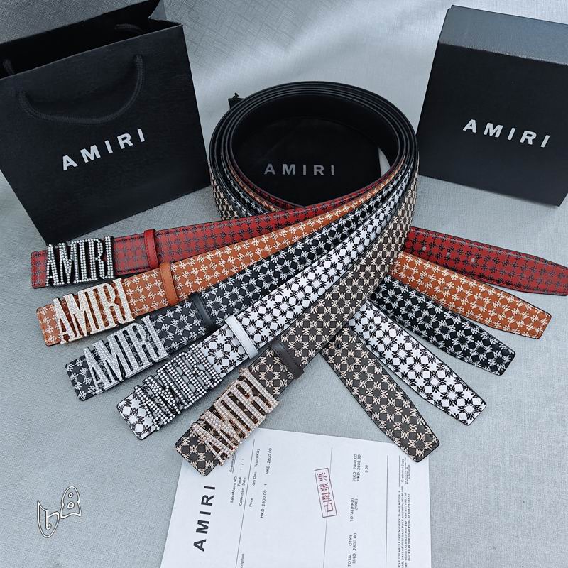 Amiri belt 38mmX90-125cm lb119